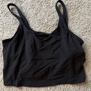 Black lululemon align tank size 12